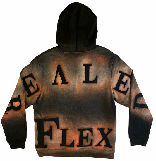 Black and Ice Zip-up Hoodie